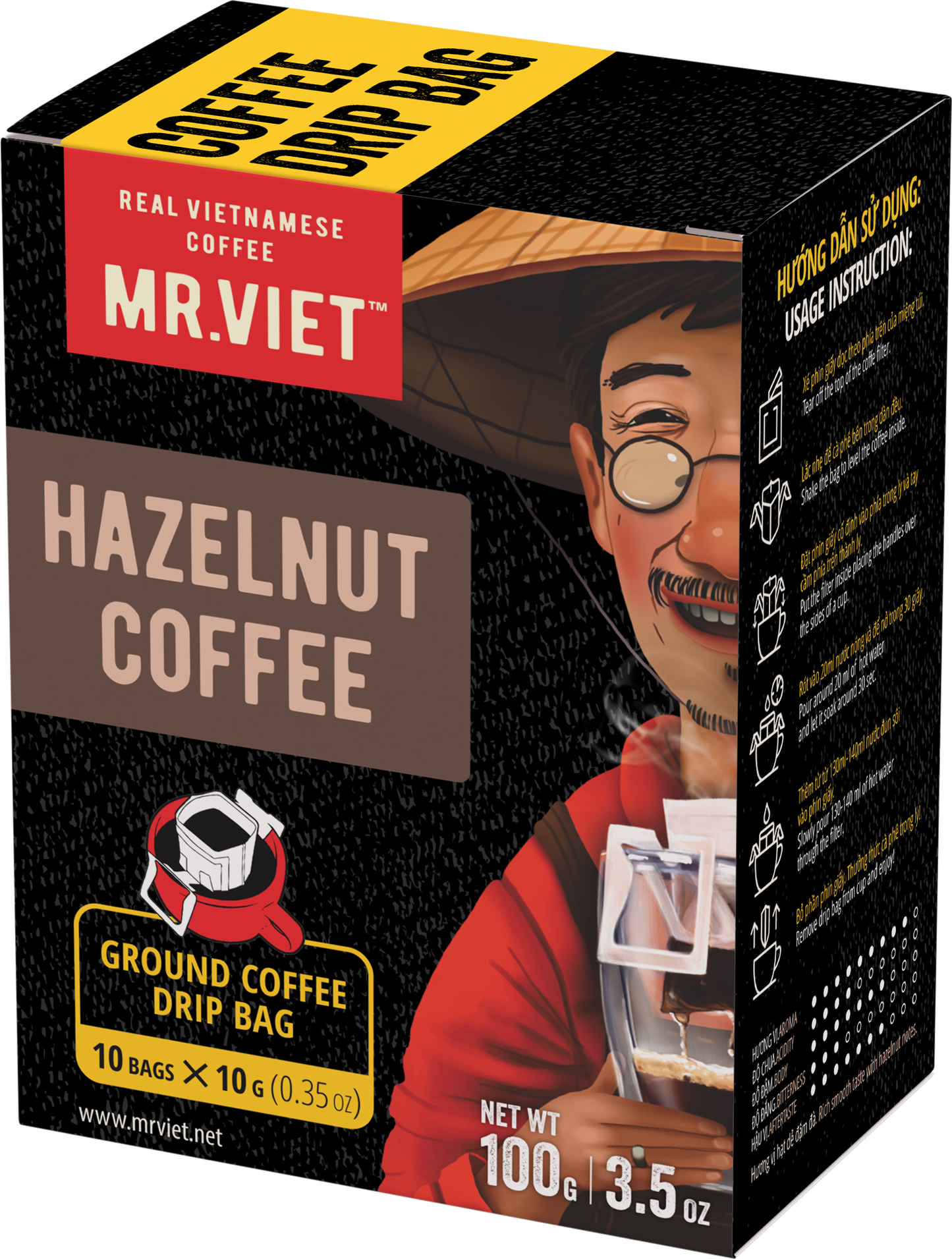 MR. VIET Hazelnut Drip Coffee 100 G