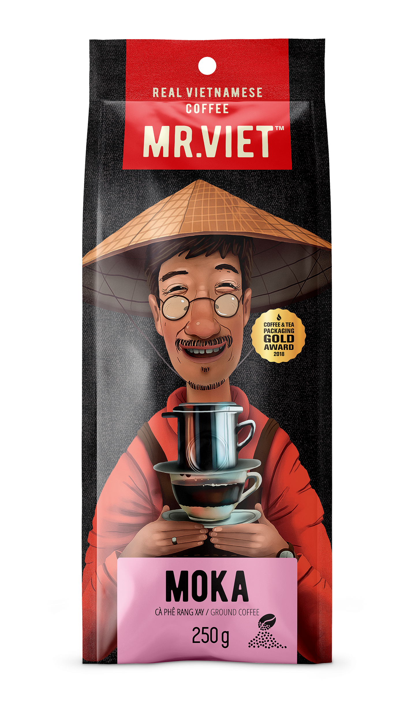 MR. VIET Moka Ground Coffee 250g