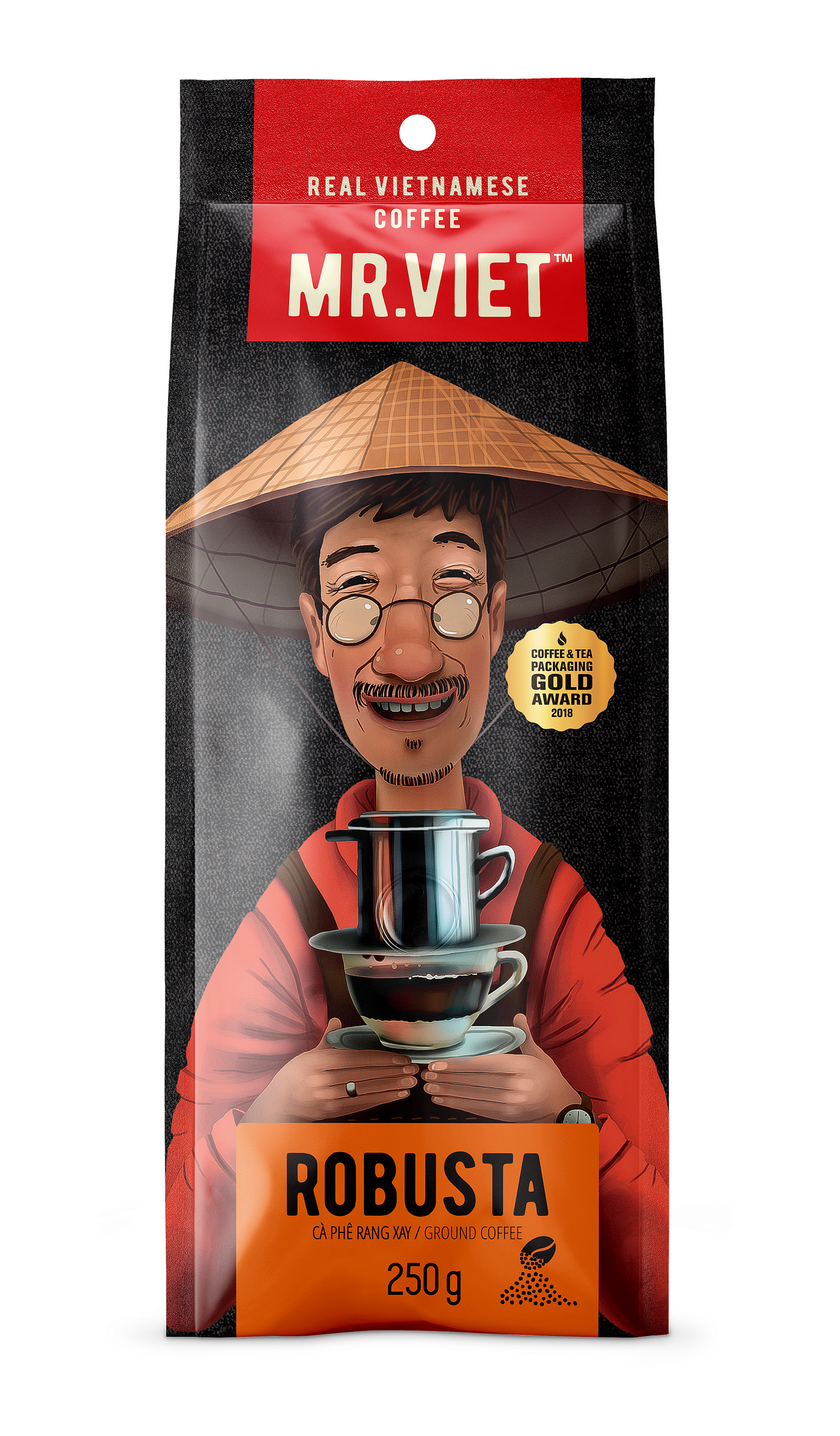 MR. VIET Robusta Ground Coffee 250g