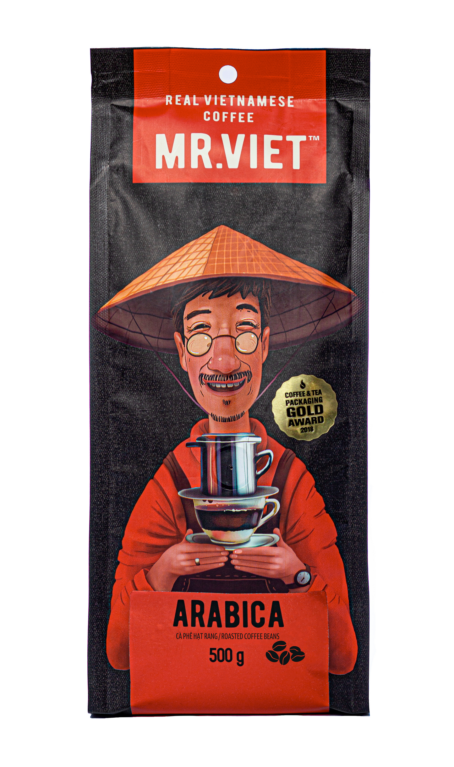 MR. VIET Arabica Whole Beans Coffee 500g